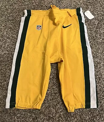 Green Bay Packers Nike Game Used Worn Team Issued Pants Size 38 - TOWEL LOOP!! • $79.99