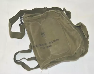 US Military Vietnam Era M17 A1 Field Chemical Biological Canvas Pouches • $25