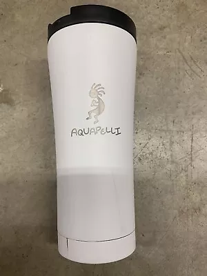 $10.49 • Buy Aquapelli Vacuum Insulated Travel Coffee Mug, 16 Ounces, Midnight White