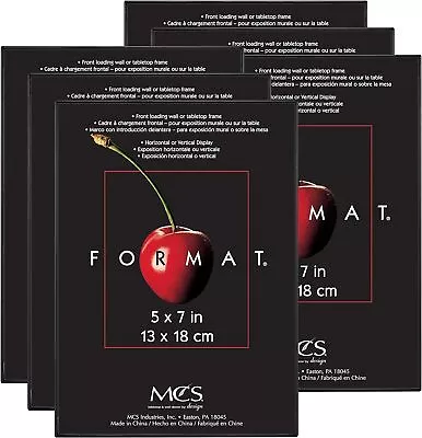 MCS Format Frames 5 X 7 In Black 6 Count • $43.59