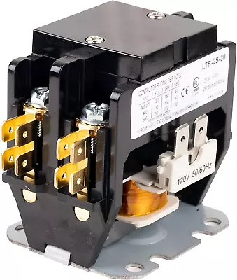 Ultra Durable 2 Pole Contactor 30 Amp 120VAC Coil By  - Compatible With Relays  • $23.13