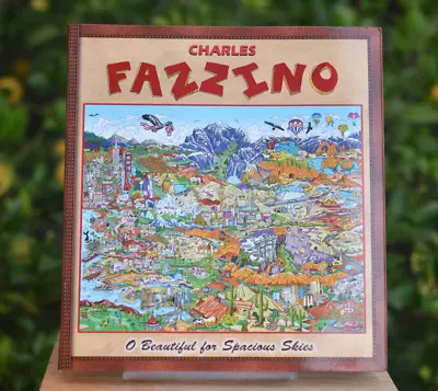 Signed  Charles Fazzino O Beautiful For Spacious Skies Book  • $200