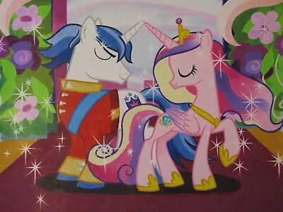 My Little Pony FiM 'Love Is In Bloom' Princess Cadance Shining Armor Artwork NEW • £173.55