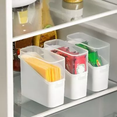 Plastic Cheese Slice Storage Container Flip-top Cheese Slice Holder  Coffee • $8.57