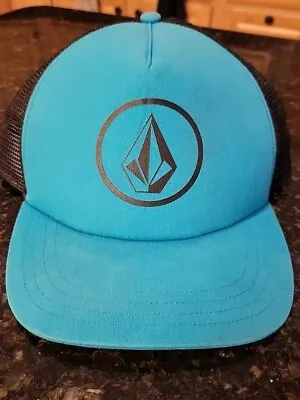 *New No Tags Volcom Trucker Hat One Size Fits All Teal  • $13.39