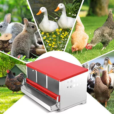 Chicken Nesting Boxes 3 Hole Poultry Nesting Box For Laying Eggs Metal Chicken • $97.42