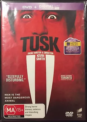 Tusk (2014) Dvd - Brand New Sealed - Kevin Smith - Horror / Comedy - Region 4 • £21.35