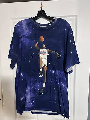 NIKE AIR JORDAN XI 11 SPACE JAM GALAXY 20th ANNIVERSARY SHIRT  XL • $29.99