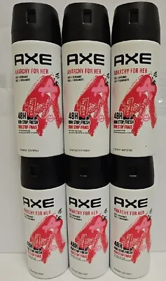 £10.99 • Buy LYNX /AXE Deodorant Body Spray. Anarchy For Her. 48 Hour Fresh - 6 X 150m