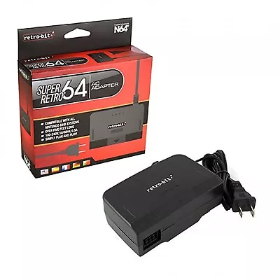 Ac Adapter Power Supply Cord (nintendo 64) (new) N64 In Box  • $14.99