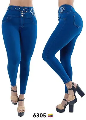Jeans Colombianos Levantacola  Verox 6305 Colombian Size 10      USA Size 5 • $49.99