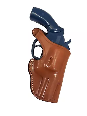 Leather Holster- S&W J Frame 2.25” Revolvers Also HAMMERLESS Models (#7234 BRN) • $52.68