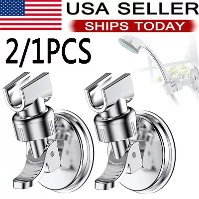 Adjustable Shower Head Holder Suction Cup Handheld Wall Mount Bathroom Bracket • $7.57