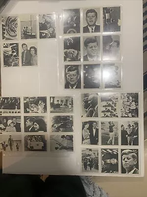 Vintage 1964 JFK Presidential Trading Card Set Of 34 Cards T.C.G. Excellent • $49