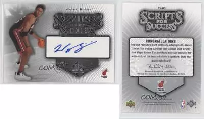 2005-06 SP Signature Edition Silver /50 Wayne Simien #SS-WS Rookie Auto RC • $4.84