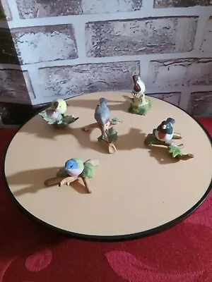 Vintage Lot Of 5 (1982) Royal Cornwall Ceramic Bird Figurines  • $22.87