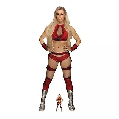 Charlotte Flair Red WWE Lifesize Cardboard Cutout  - Free Mini Standee / Standup • £39.99