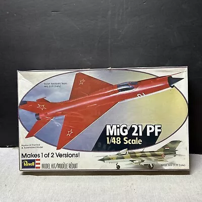 Revell MIG 21 PF SOVIET AEROBATIC TEAM 1/48 Scale Plastic Model Kit H237 Sealed • $37.95