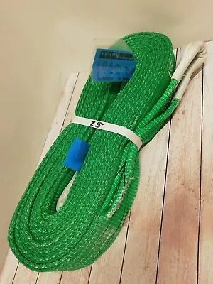 6 Meter 2 Tonne Lifting Strap Strop New Green In Colour • £19.99