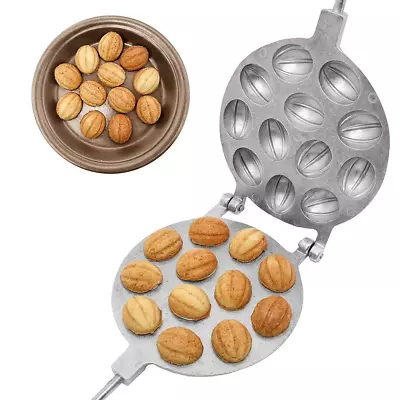 Russian Oreshki Oreshnitsa Walnut Oreshnica Cookie Oreshek Mold  Nut Form 12 • $24.99