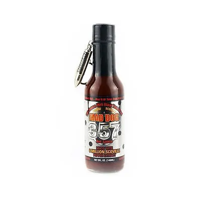 2 Pack Mad Dog 357 Silver Collector's Edition With Bullet Key Chain Hot Sauce  • $60.99