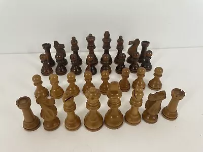 £82.19 • Buy Vintage Weighted Chess Set 3” King Jaques Staunton