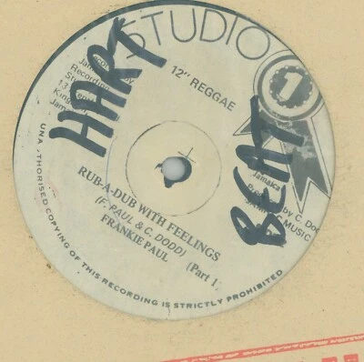   RUB A DUB WITH FEELINGS.  Frankie Paul. STUDIO ONE 12in 1987. • £9.95