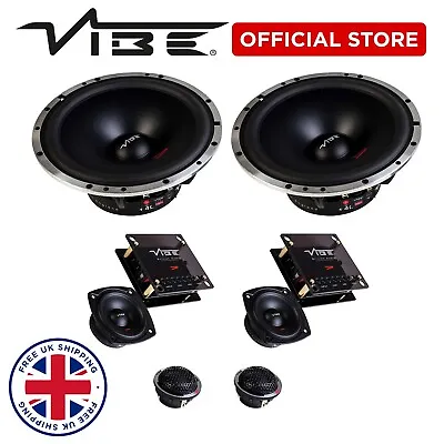 Vibe 6.5  Car Speakers Component Premium Sound Quality Cven63c-v6 High End • £449