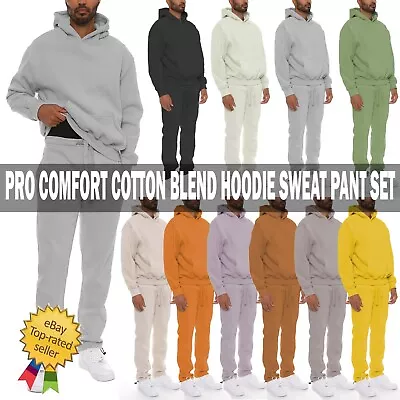 Unisex Hoodie Casual Hooded Solid Pocket Slim Fit Sweatshirts Pullover Set • $50.99