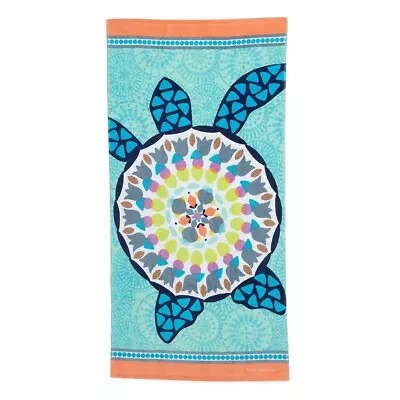 Vera Bradley Beach Towel In Cotton Looped Terry Large Sunny Medallion NWT • $36