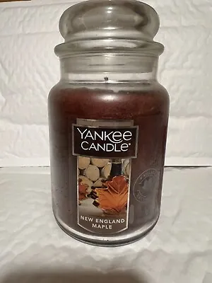 Yankee Candle Large Jar New England Maple 22oz 623g RARE • £32.95