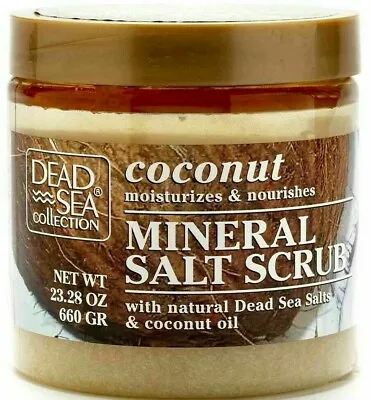 Dead Sea Salt & Coconut Oil Bath Body Scrub Large 660g • £7.95