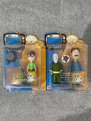 Family Guy Mezco Series 7 Figures X2 Performance Artist & Neil 2007 BNIB • $80