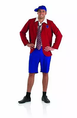 £22.99 • Buy Men`s School Boy Uniform Costume M L XL Adult Schoolboy Nerd Fancy Dress Stag Do