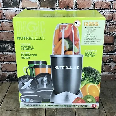 NutriBullet MagicBullet Shake 600W Superfood Nutrition Extractor 12 Pc Set • $59.95