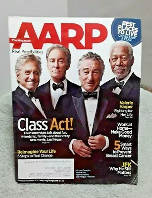 Michael Douglas Robert DeNiro Morgan Freeman Kevin Kline AARP Mag 2013 • $4.99