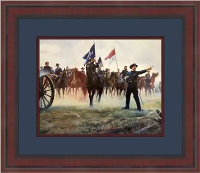 Mort Kunstler Civil War Print - There's The Devil To Pay Custom Framed • $75