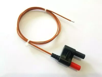 K TYPE THERMOCOUPLE SENSOR PROBE  350 Deg C FOR FLUKE MULTIMETER • $34.95