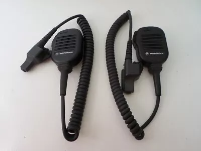 Lot Of 2 Motorola NMN6191B Noise Cancelling Lapel Mic • $18