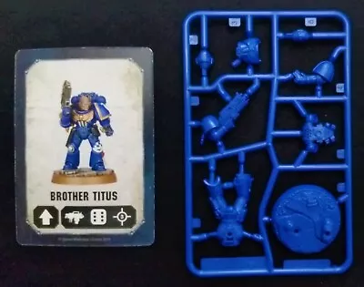 40K Space Marine Heroes Brother Titus Bolter Series 1 Ultramarines • $19.90