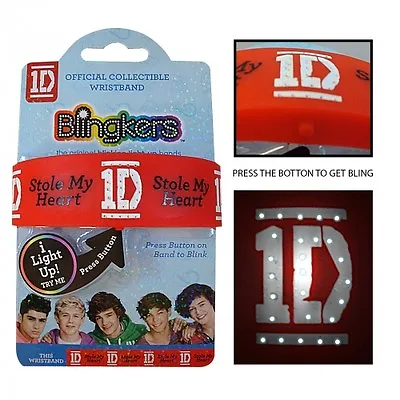 £5.12 • Buy One Direction 'Blingkers' Wristband Unisex Accessories Brand New Gift