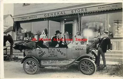 WI Milwaukee Wisconsin RPPC WTMJ Radio Station The Old Timers Show Promo • £26.59