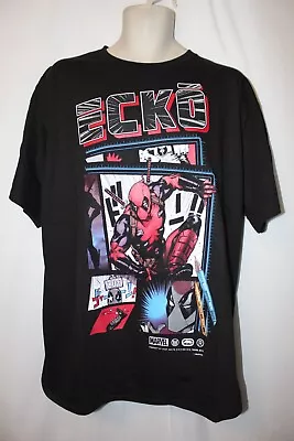 Mens Ecko Unltd Deadpool T-shirt XL Nwt Multi Panel Black • $17.95