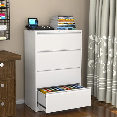 $179.99 • Buy 2/3/4 Drawers Lateral File Cabinet For Home Office School Storage Organizer