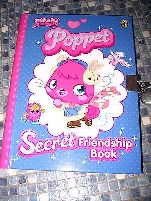 £4.99 • Buy Moshi Monsters Poppet Secret Friendship Book With Lock & Key Stickers Brand New