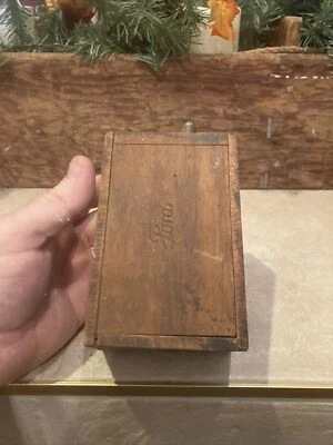 $12 • Buy Antique Ford Model T A Ignition Buzz Coil Battery Wood Wooden Box
