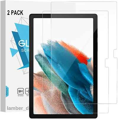 For Samsung Galaxy Tab A8 10.5  Tempered Glass Screen Protector X200/X205 Tablet • £4.85