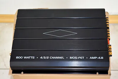 £122.11 • Buy POWER AMPLIFIER Amp - 4.8 MOSFET 4/3/2 Channel 800 Watts EXCELLENT
