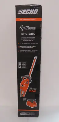 Echo EForce DHC-2300 Battery Hedgetrimmer 56V Battery & Charger 22  Blade NEW • $159.99