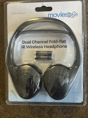 $23 • Buy Audiovox MTGHP2CA Dual-channel Infrared Wireless Headphones